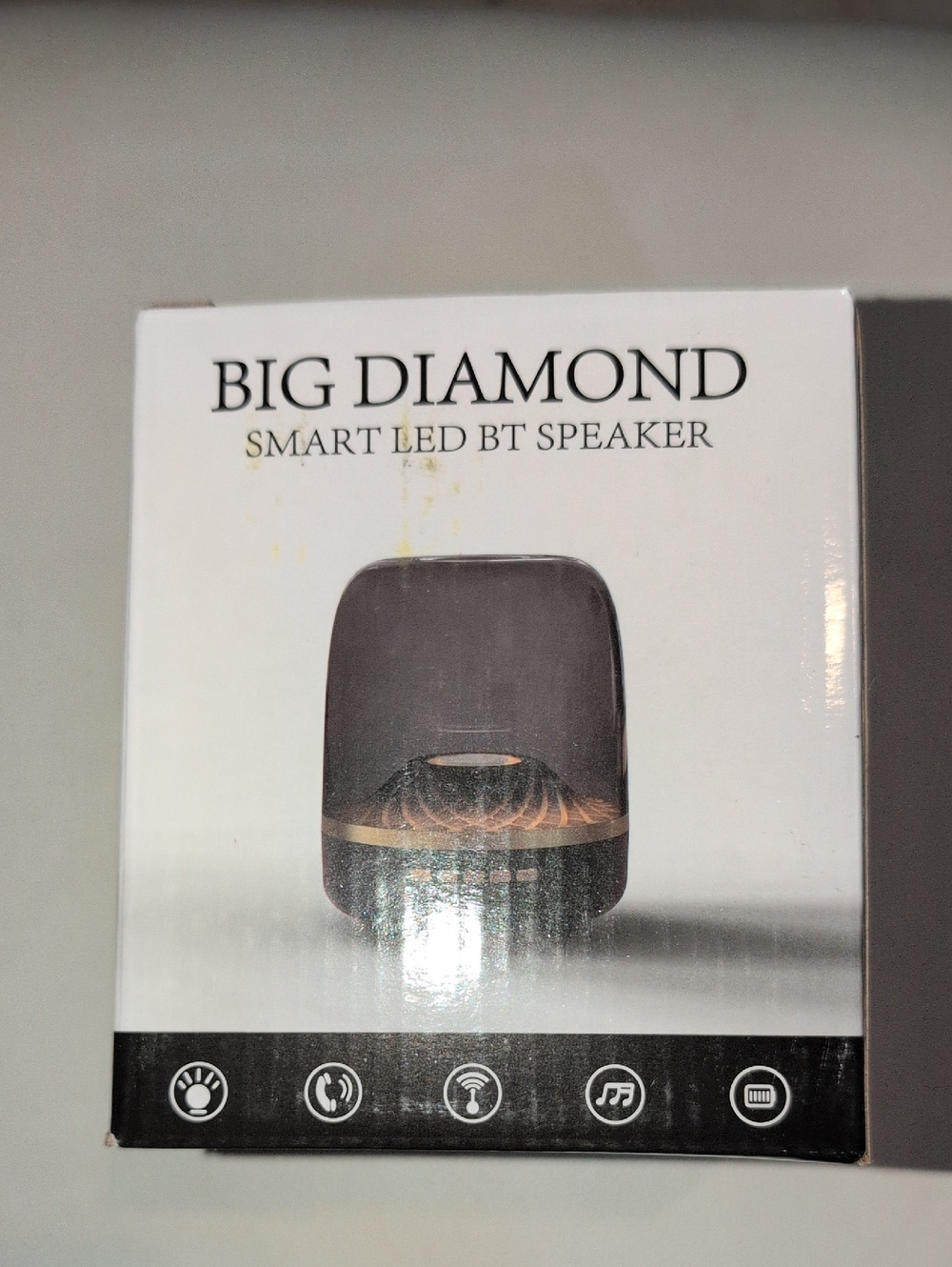 BIG DIAMOND Smart LED BT Speaker - New In Box
